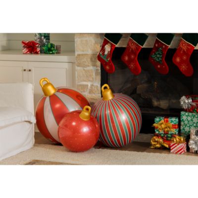 Light Up Inflatable Ornaments, Set of 3