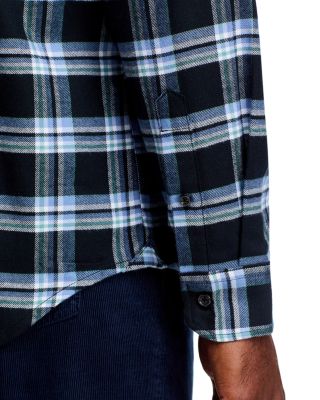 Large Plaid Flannel Button Down Shirt - Exclusive