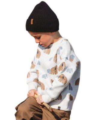Boys' Long Sleeve Crew Neck Fleece Sweatshirt - Little Kid