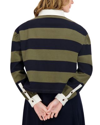 Balloon Sleeve Polo Tee