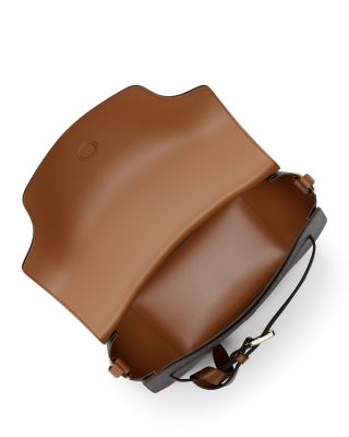 Emilia Small Monogram Saddle Crossbody