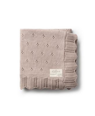  Scalloped Pointelle Blanket