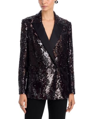 Sevyn Sequin Tuxedo Jacket
