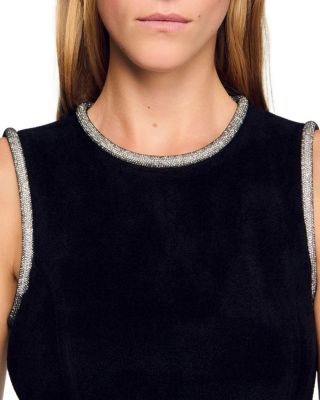 Guoda Embellished Velvet Dress