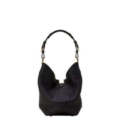 Catch By  Medium Leather Bucket Bag