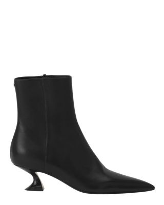 Midnight Step Leather Ankle Boot