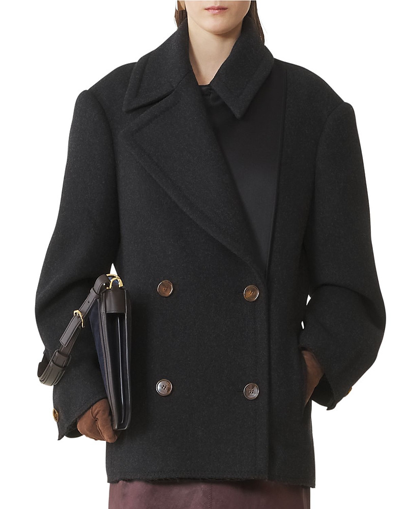 LANVIN WOOL PEA COAT