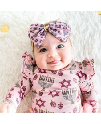 Girls' Hanukkah Tulle Bow Headband - Baby