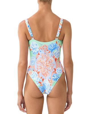 Sweetheart Neck One Piece Swimsuit