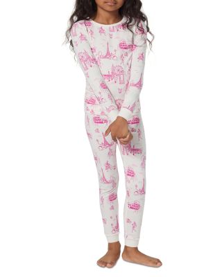 Unisex Printed Long Sleeved Pajama Set - Little Kid, Big Kid