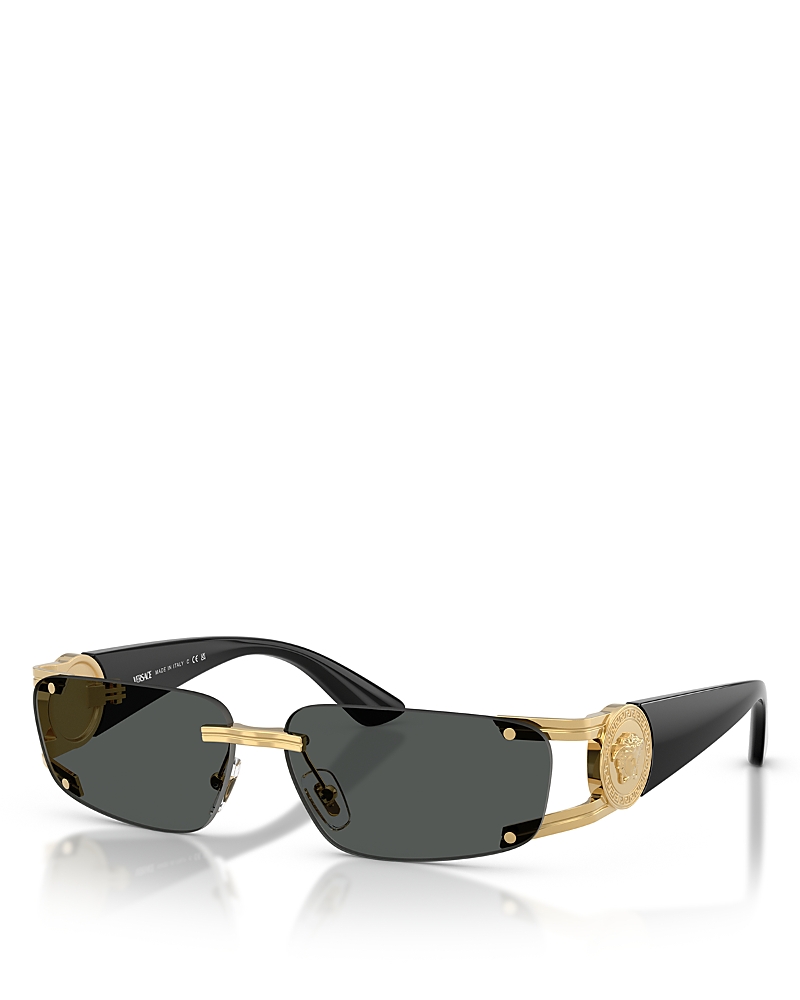 Versace Rectangular Sunglasses, 59mm