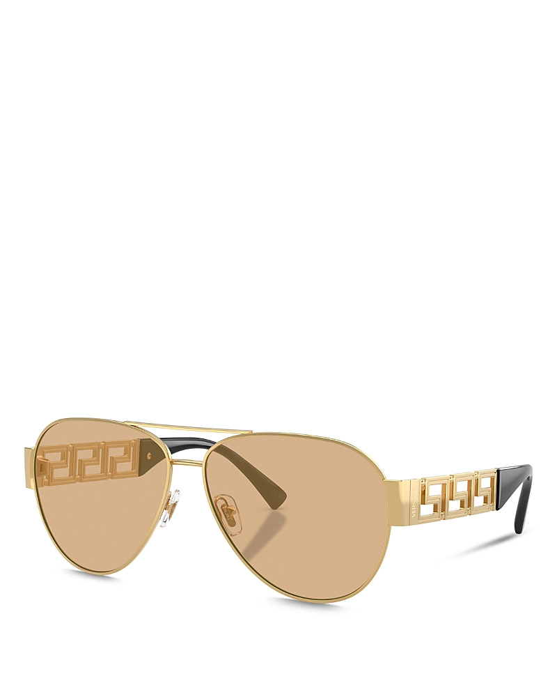 Versace Aviator Sunglasses, 61mm