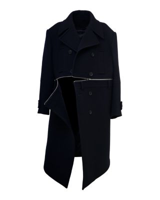 Broken Double Breasted Coat 