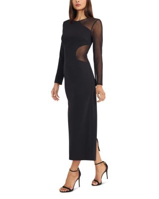 Mesh One Sleeve Dress