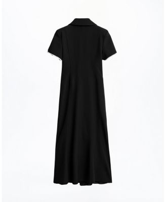 Floral Button Detailed Maxi Dress