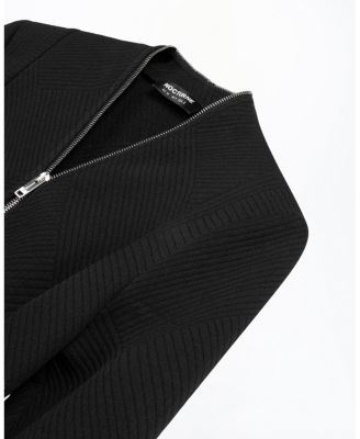  Zipper Detailed Blouse