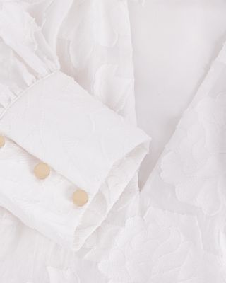 Amal Floral Textured Blouse