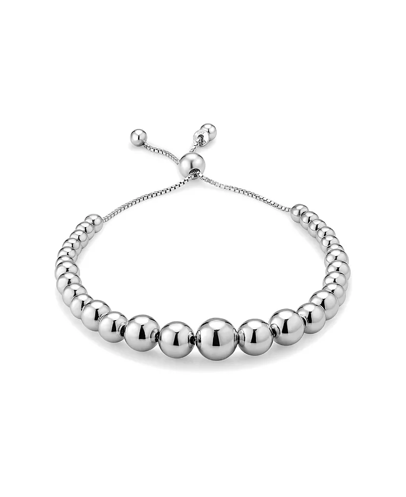 Oradina Sterling Silver Belle of the Ball Adjustable Bracelet