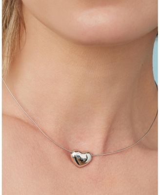  Sterling Silver Lover Pendant Necklace, 16"
