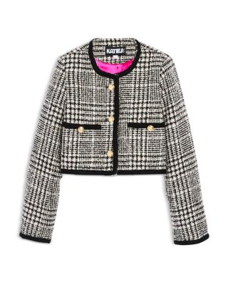 Girls' Boucle Crop Jacket - Big Kid