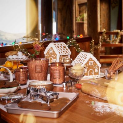 Gingerbread Chalet Candle Collection