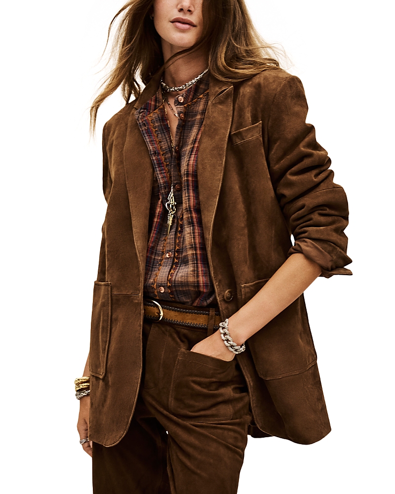 ba & sh Mosty Suede Blazer