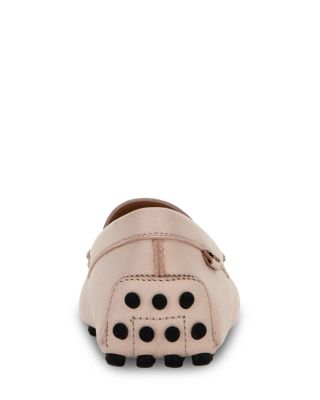 Women's Leather Moccasin Loafer Flats