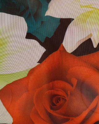 Zadie Floral Mesh Top