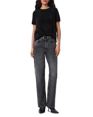 Brooklyn High Rise Jeans in Washed Black