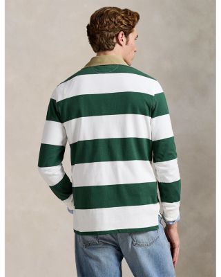 Classic Fit Khaki Collar Rugby Shirt