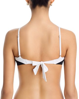 Color Blocked Bandeau Bikini Top & Color Blocked Basic Bikini Bottom - Exclusive