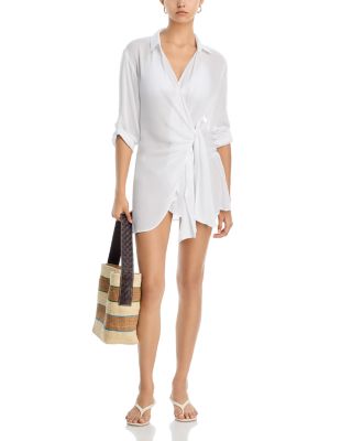 Wrap Shirt Swim Cover-Up - Exclusive