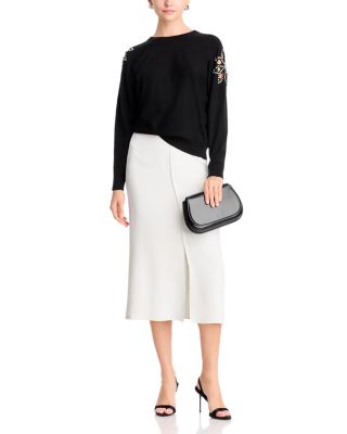 Embellished Crewneck Sweater