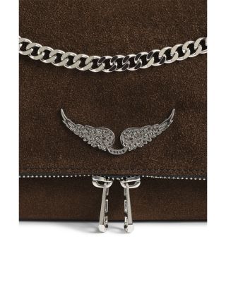 Rock II Suede Leather Clutch