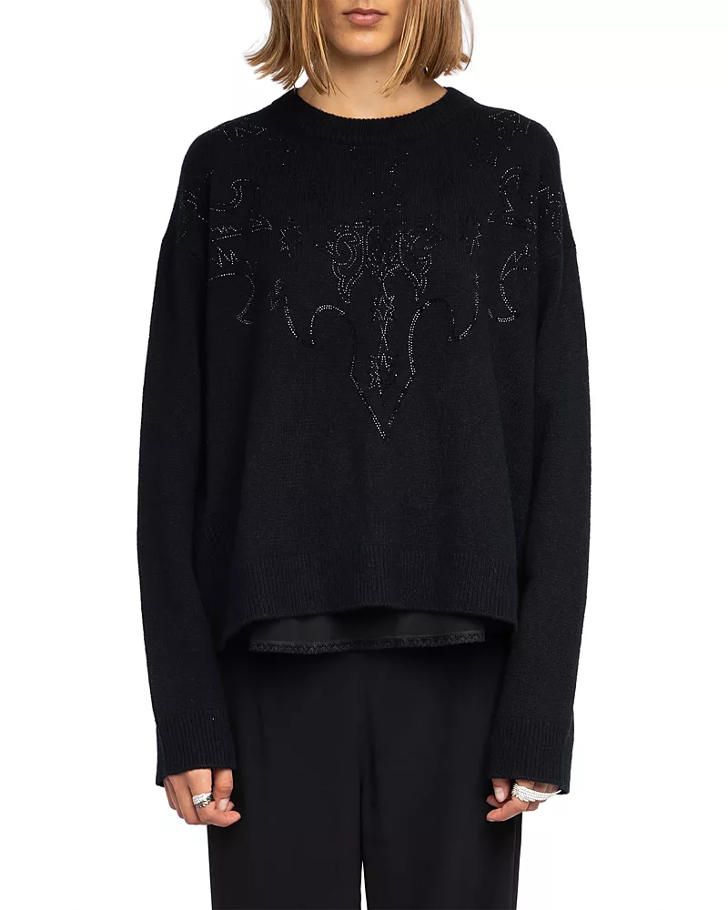 Zadig & Voltaire Markuz Cashmere Round Neck Sweater