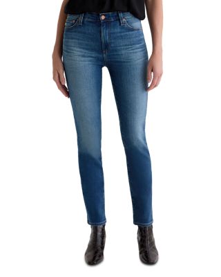 Mari Mid Rise Slim Straight Leg Jeans in 12 Years Assumption