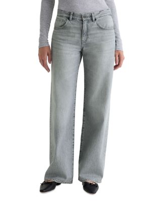 Adria Low Rise Wide Leg Jeans in Al Fresco