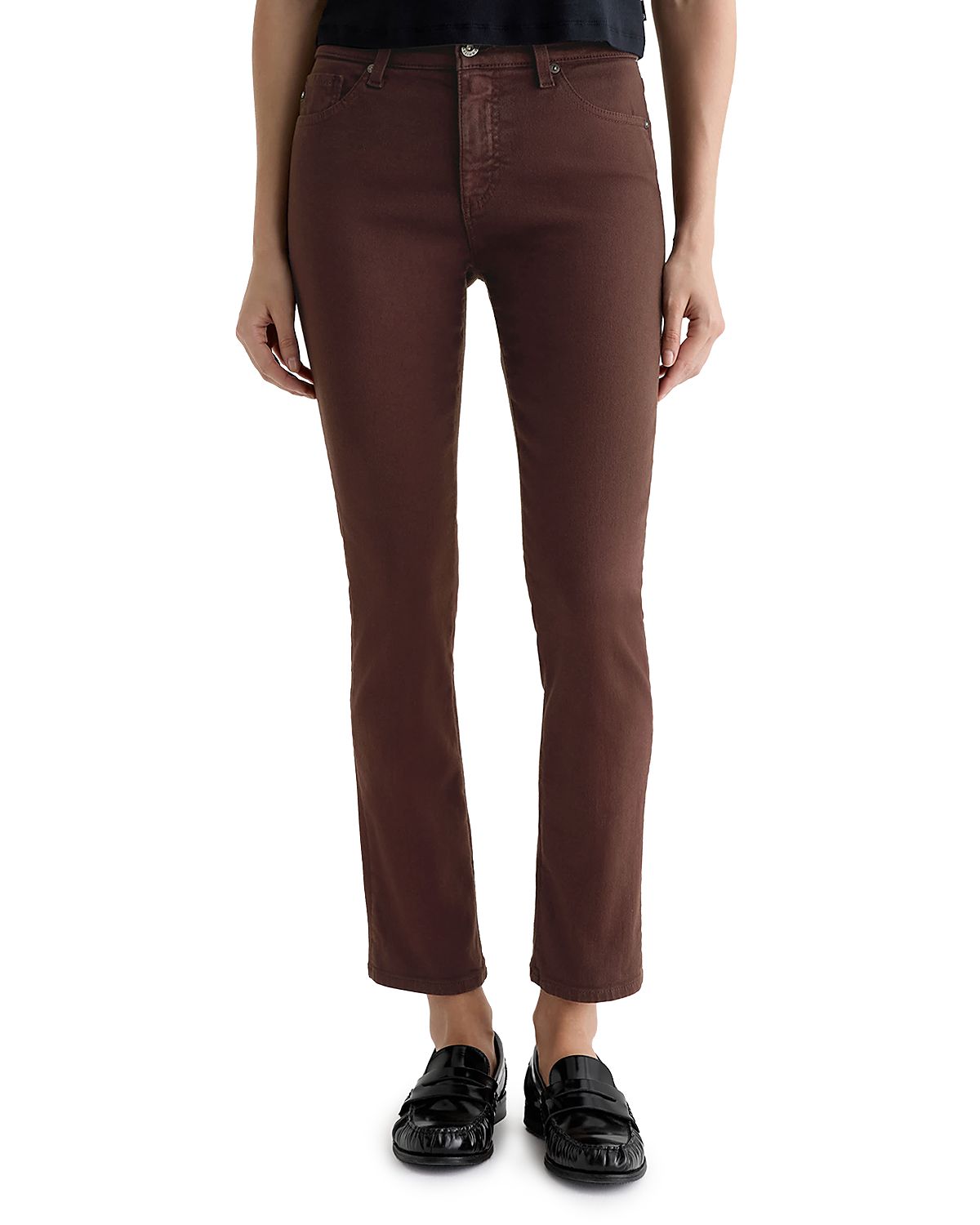 Ag Mari Mid Rise Slim Straight Jeans