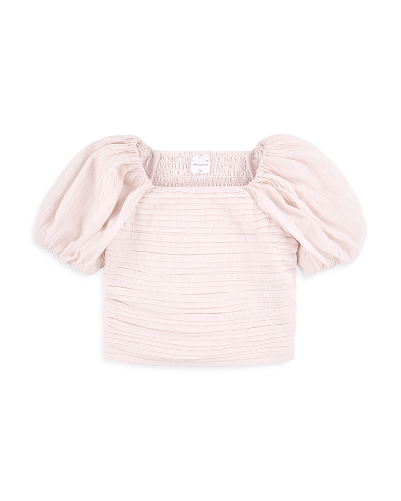 abercrombie kids Girls' Emerson Puff Sleeved Top - Little Kid, Big Kid