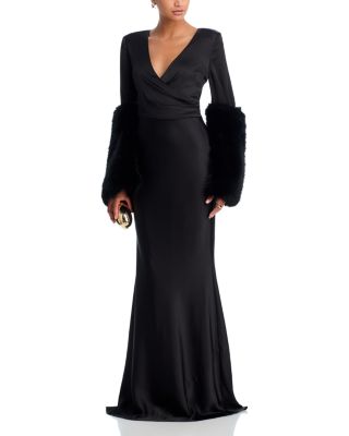 Manon Gown with Faux Fur