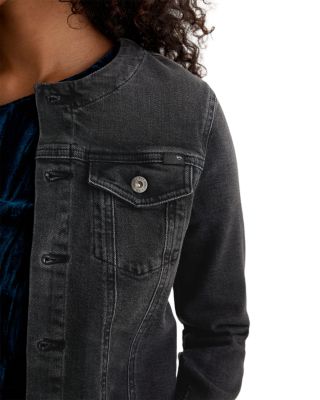 Robyn Collarless Denim Jacket 