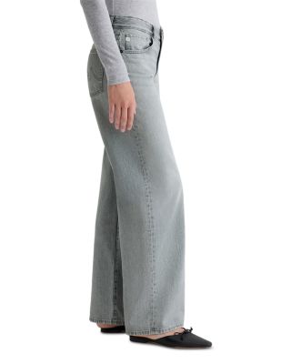 Adria Low Rise Wide Leg Jeans in Al Fresco