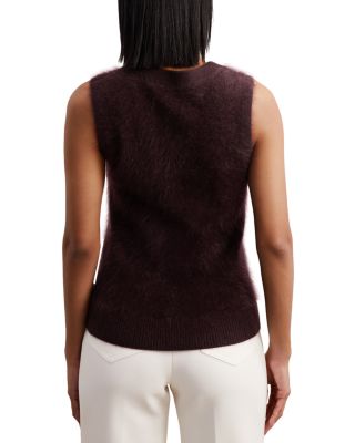 Mel Brushed Cashmere Sweater Vest