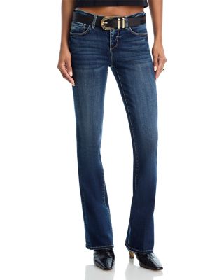Cara Low Rise Bootcut Jeans in Roxbury