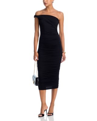 Cheryl Shirred Midi Dress
