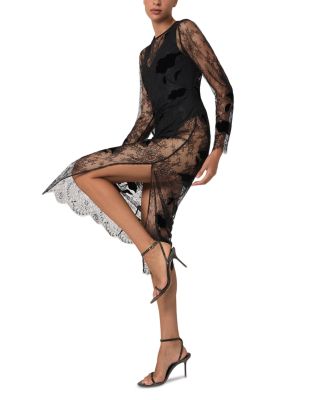 Lulu Lace Detail Midi Dress