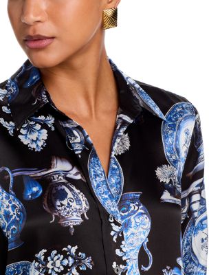 Dani Silk Three Quarter Sleeve Blouse