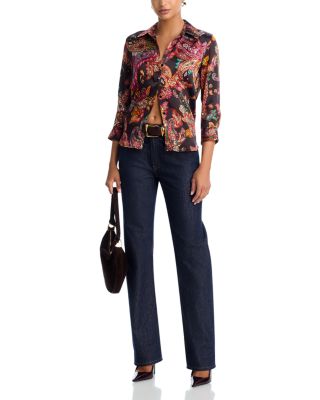 Dani Silk Three Quarter Sleeve Blouse