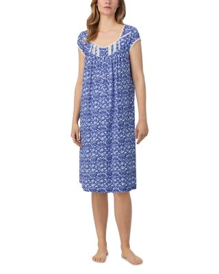 Cap Sleeve Floral Waltz Nightgown