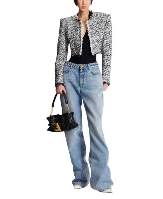  Cropped Tweed Jacket